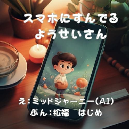 「スマホにすんでるようせいさん」スマートフォンに興味を持ちだしたお子さま向けAI絵本：幼児子供向け