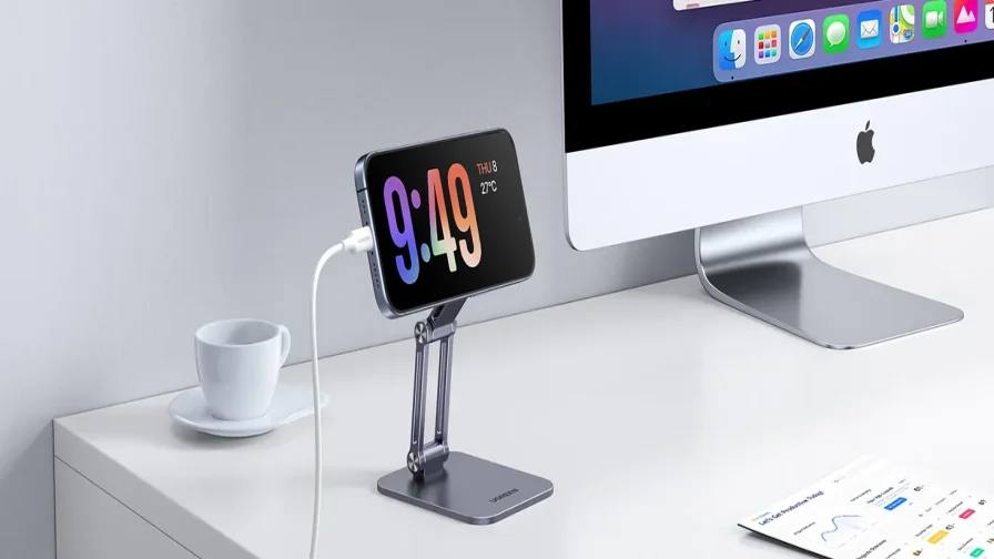 UGREEN MagSafe スマホスタンド実機レビュー:3軸調整&折りたたみ式で超便利!