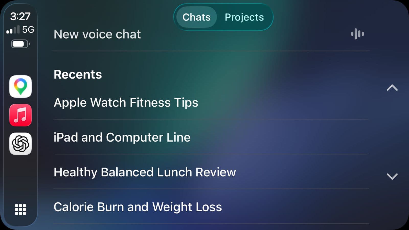 ChatGPTがCarPlayに対応、車内でハンズフリー会話が可能に