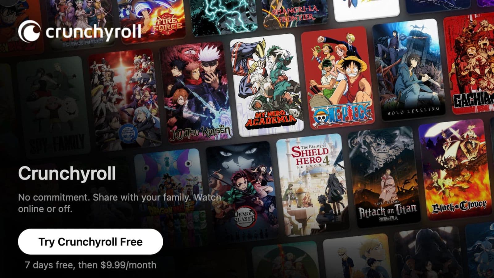 Apple TVアプリにアニメ配信サービス「Crunchyroll」が追加