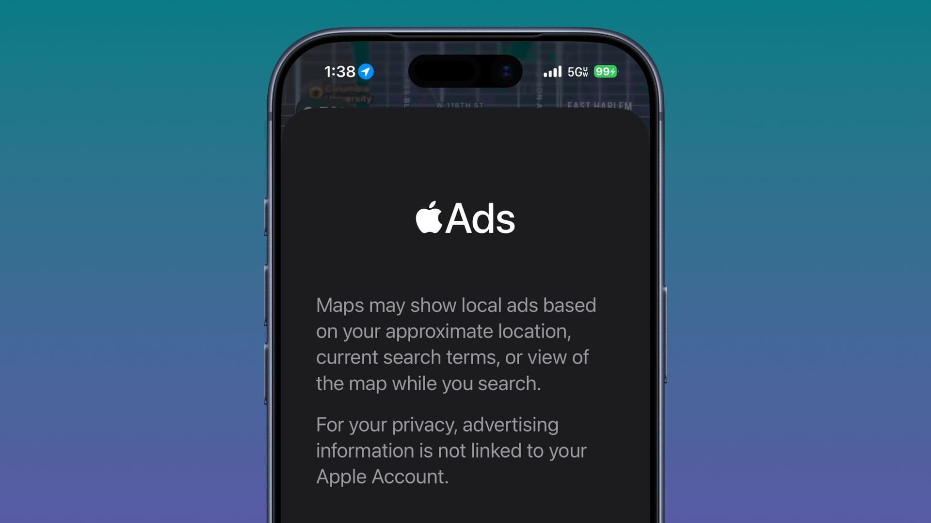 iOS 26.5ベータ2でApple マップへの広告表示機能が本格化