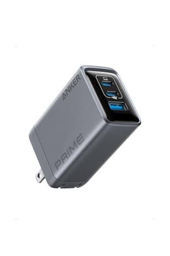 Anker Prime Charger (100W, 3 Ports, GaN) 【PSE技術基準適合/折りたたみ式プラグ】MacBook PD対応Windows PC iPad iPhone Galaxy Android スマートフォン ノートPC 各種