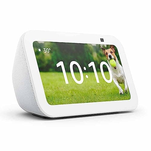 Amazon Echo Show 5 (エコーショー5) 第3世代 - スマートディスプレイ with Alexa、2メガピクセルカメラ付き、グレーシャーホワイト